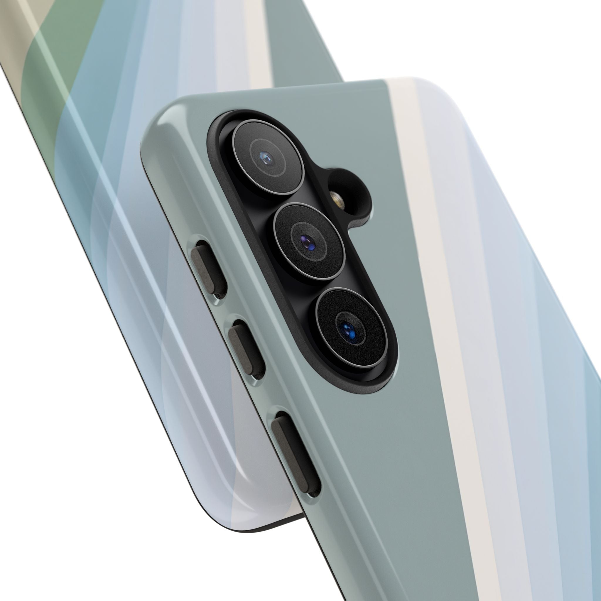 Green Tough Phone Case for Samsung - Sage Prism Beam