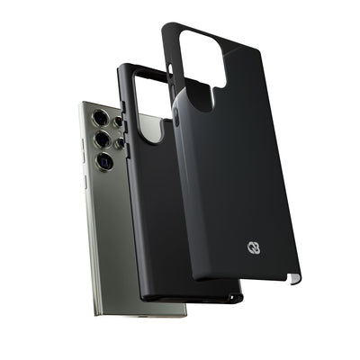 Black Tough Phone Case for Samsung - Obsidian Lunar Arch