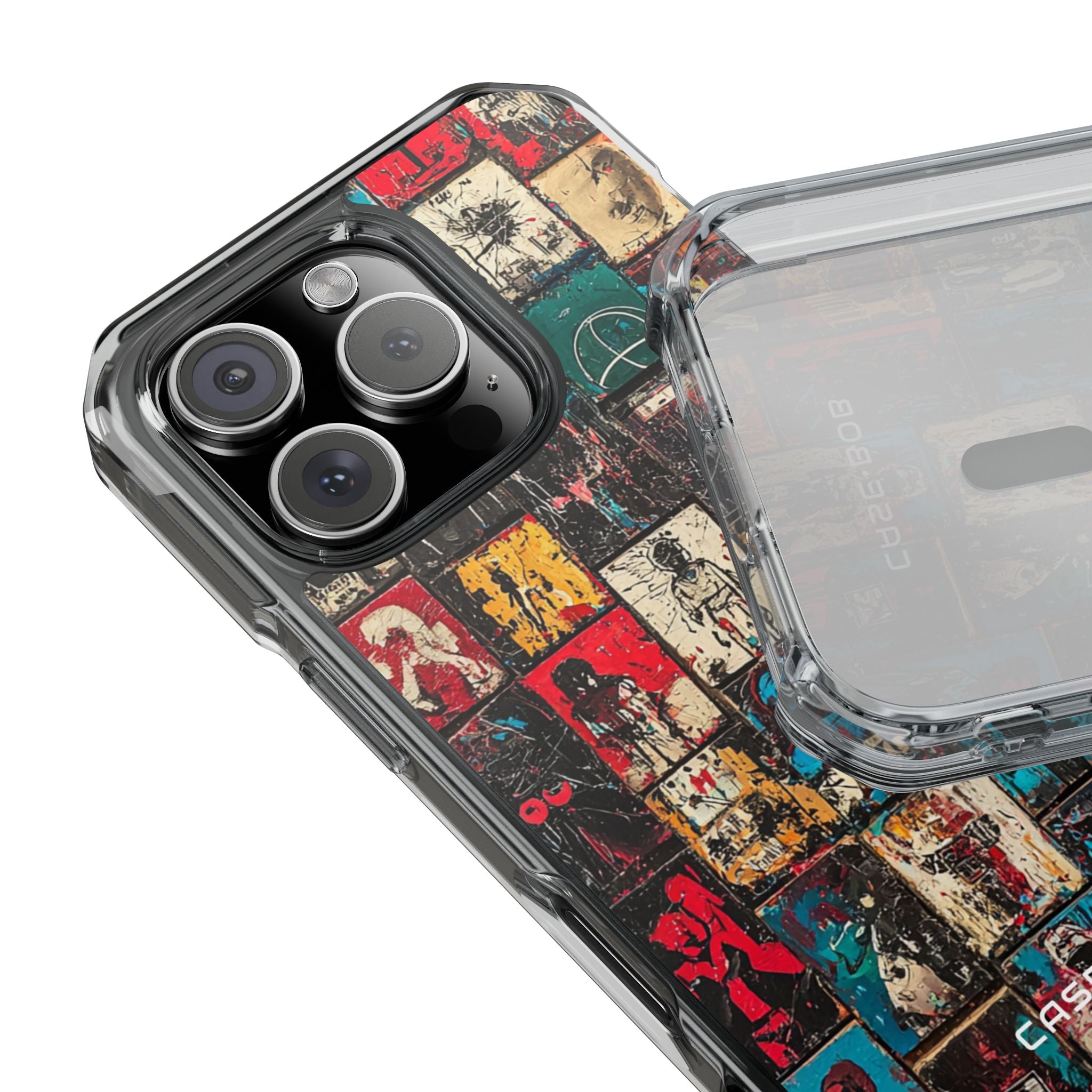 Figured Grid iPhone 16 Pro Case - Impact - CASE•BOB