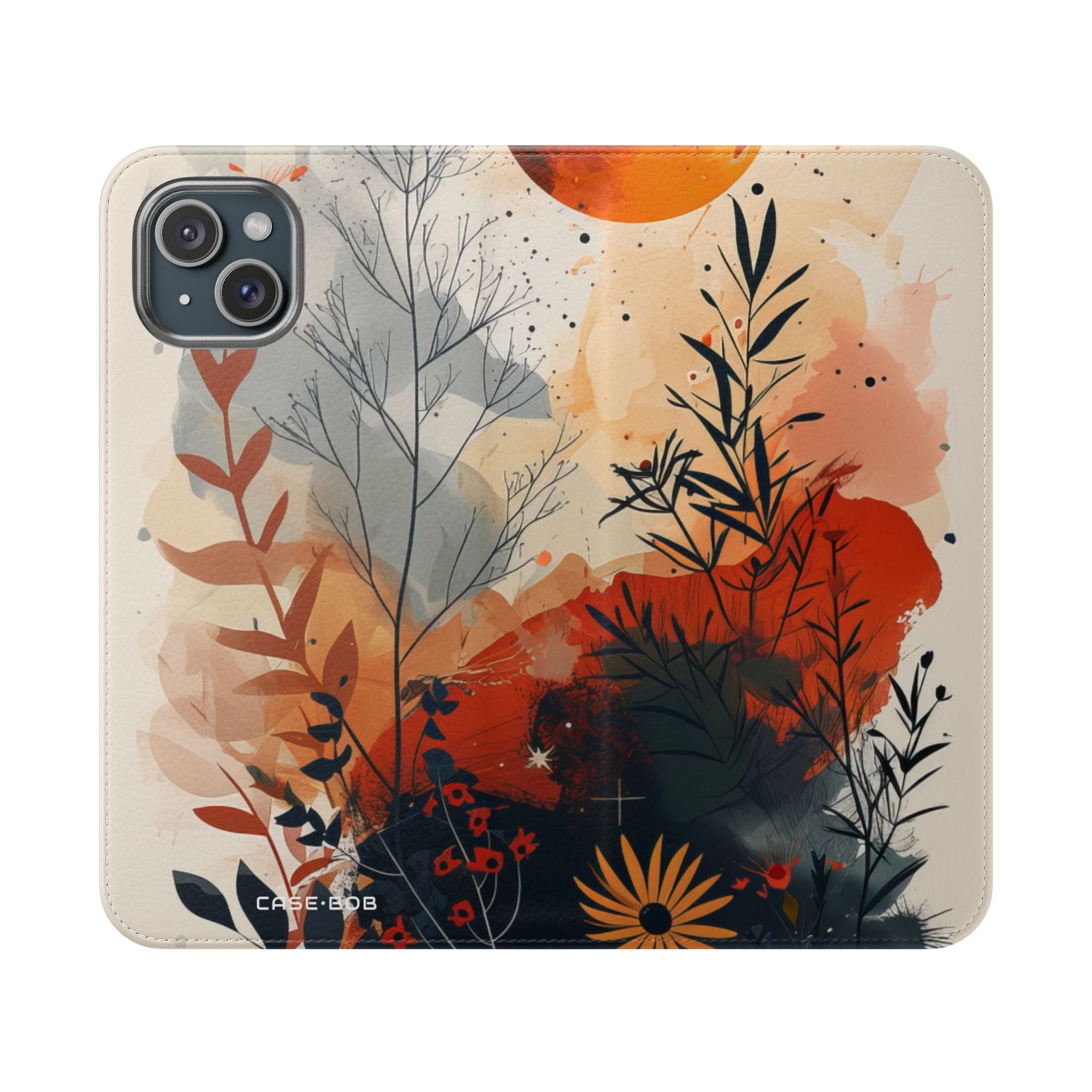 Solar Bloom - iPhone 15 Plus Case - Wallet