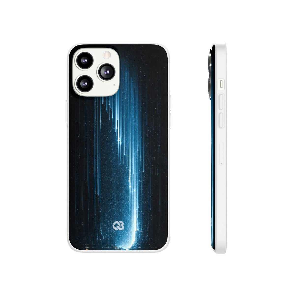 Nocturnal Cascade · Lite Phone Case for iPhone ·  Black