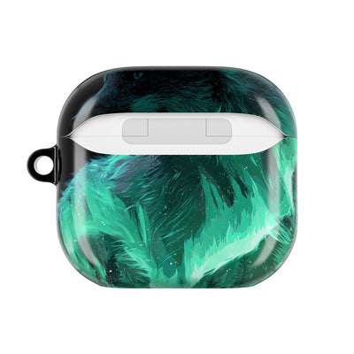 Nordic Aurora Fox · Hard Case for AirPods & AirPods Pro · Teal