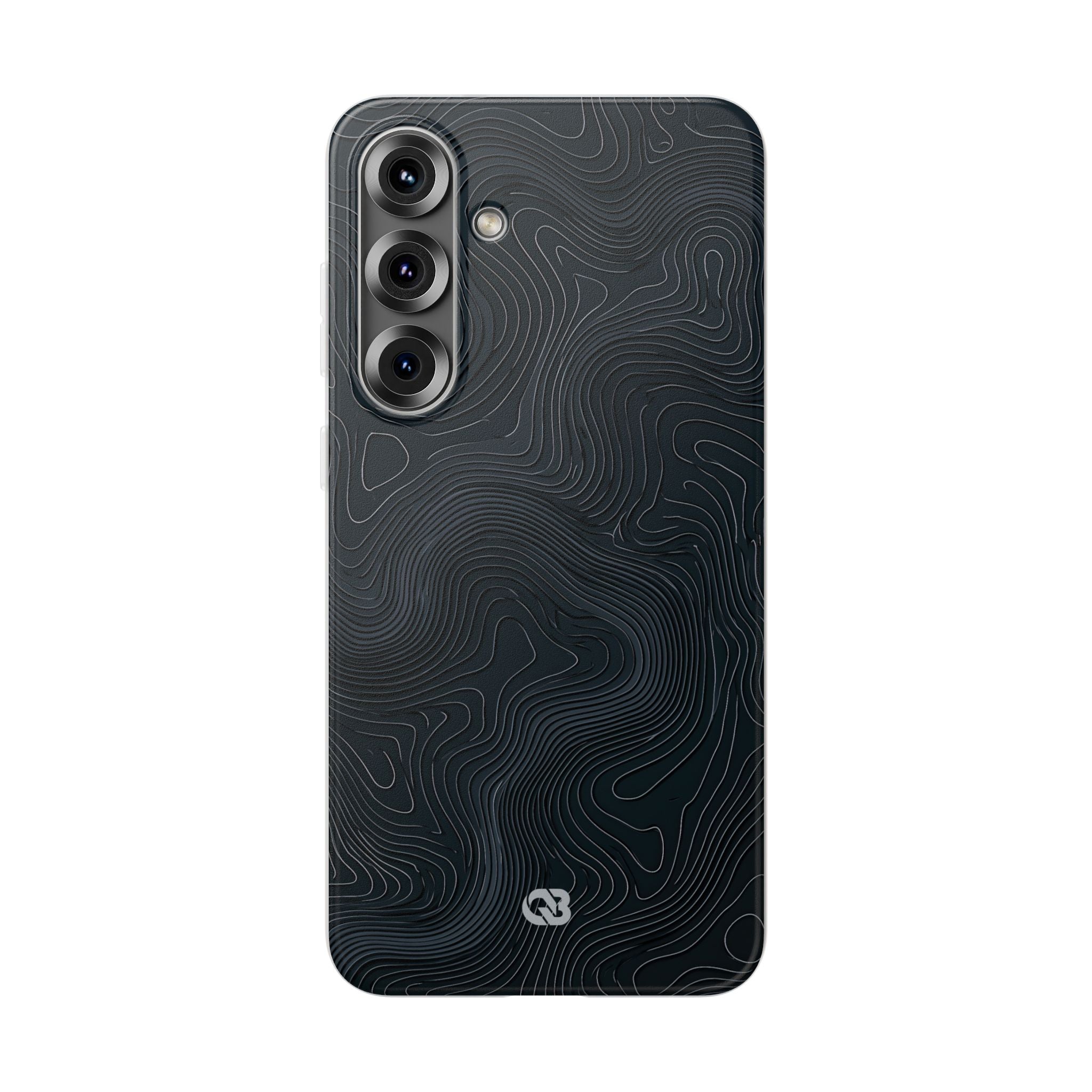 Black Lite Phone Case for Samsung - Obsidian Ridge Topo