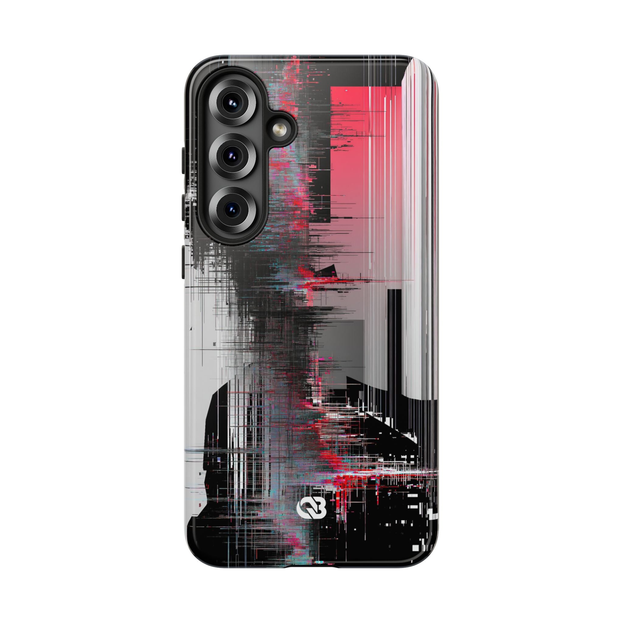 Black Tough Phone Case for Samsung - Crimson Data Leak