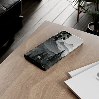 Grey Tough Phone Case for Samsung - Granite Ridge Mist