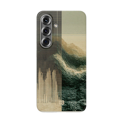 Beige Lite Phone Case for Samsung - Veridian Data Ridge