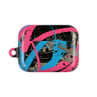 Cyber Splatter Flow · Hard Case for AirPods & AirPods Pro · Pink