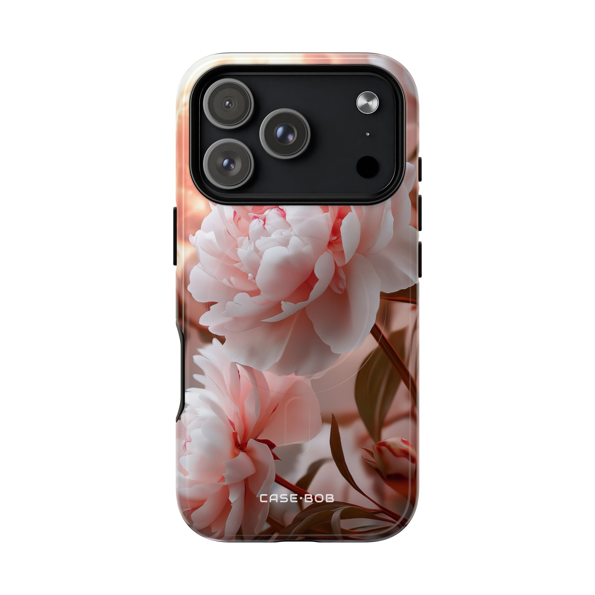 Peony Moonlight iPhone 17 Pro Case - Tough+ - CASE•BOB