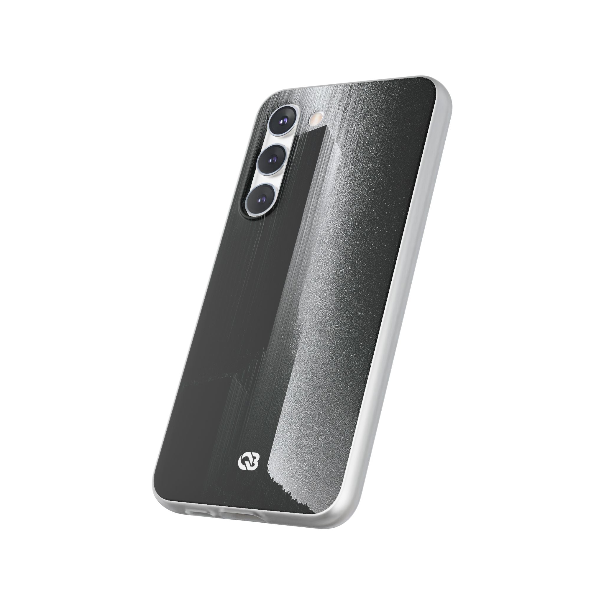 Black Lite Phone Case for Samsung - Brutalist Pixel Monolith