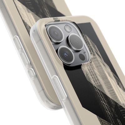 Beige Lite Phone Case for iPhone - Monolith Urban Grid