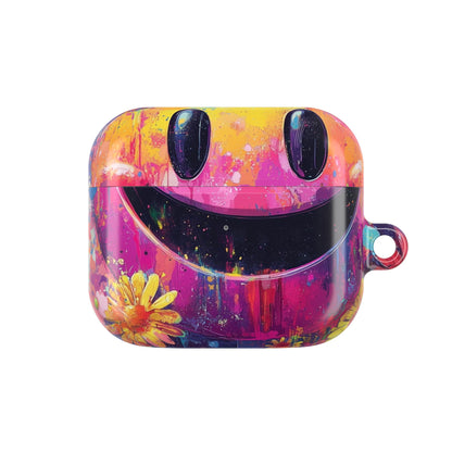 Smiley Bloom Drip - AirPods Case