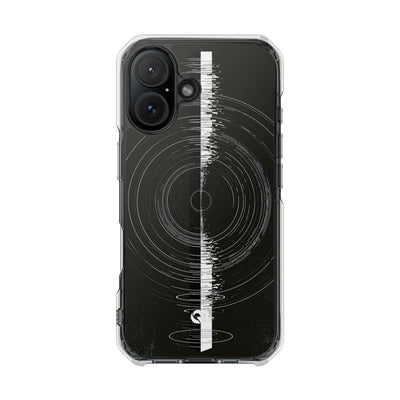 Black Impact MagSafe Phone Case for iPhone - Obsidian Orbital Signal