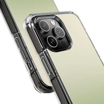 Green Impact MagSafe Phone Case for iPhone - Bone Sage Fade