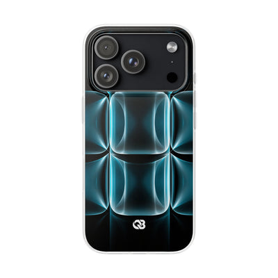 Translucent Cyber Grid · Lite Phone Case for iPhone ·  Teal