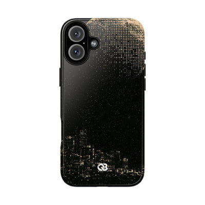 Lunar Metropolis Nocturne · Tough Phone Case for iPhone · Black