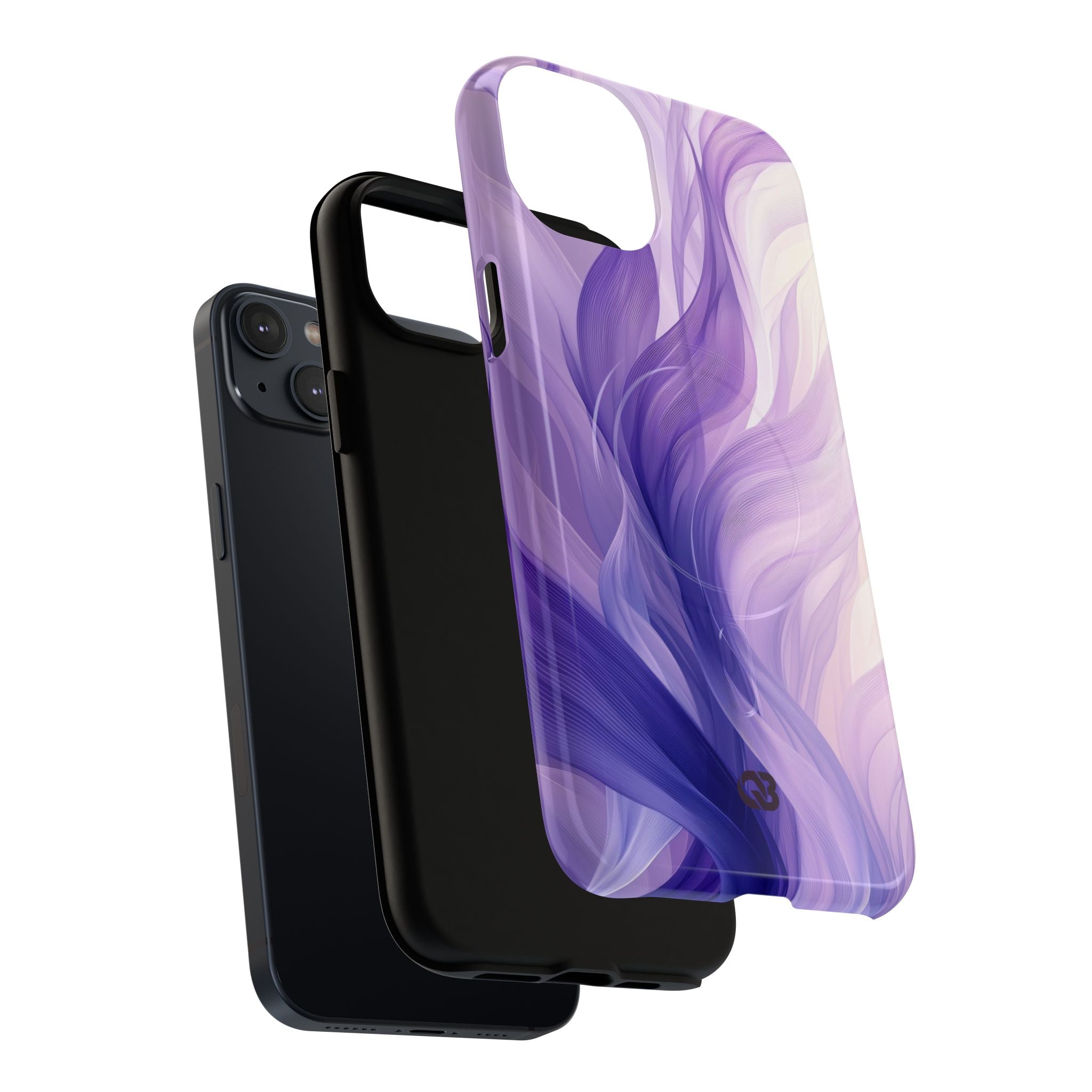 Amethyst Silk Waves · Tough+ Coque de téléphone pour iPhone · Magsafe