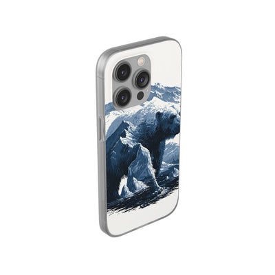 Fjord Summit Bear · Lite Phone Case for iPhone ·  Blue