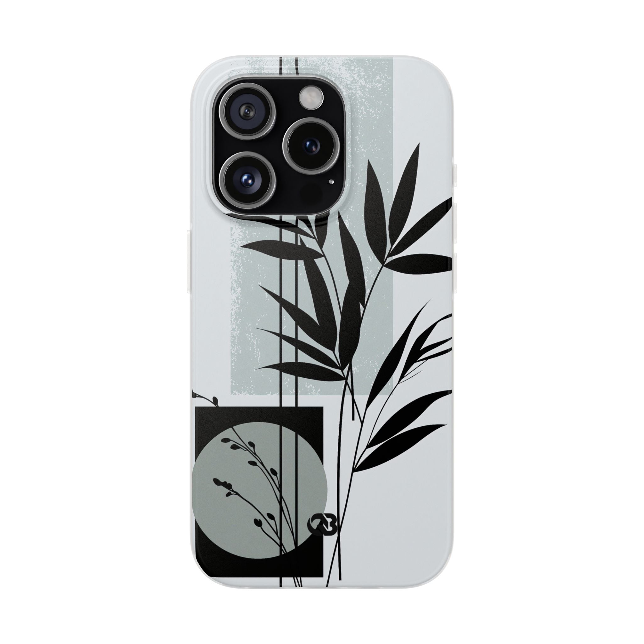 Grey Lite Phone Case for iPhone - Sage Bamboo Noir