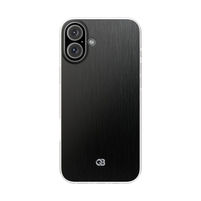 Obsidian Brushed Steel · Lite Phone Case for iPhone ·  Black