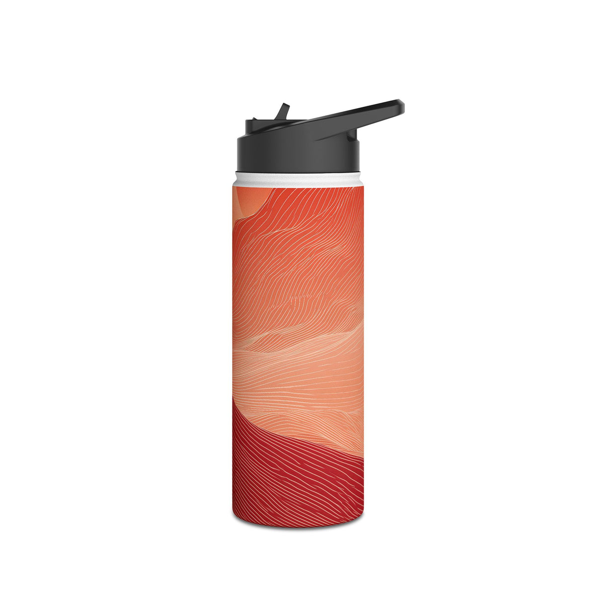 Crimson Horizon · Insulated Water Bottle · Red