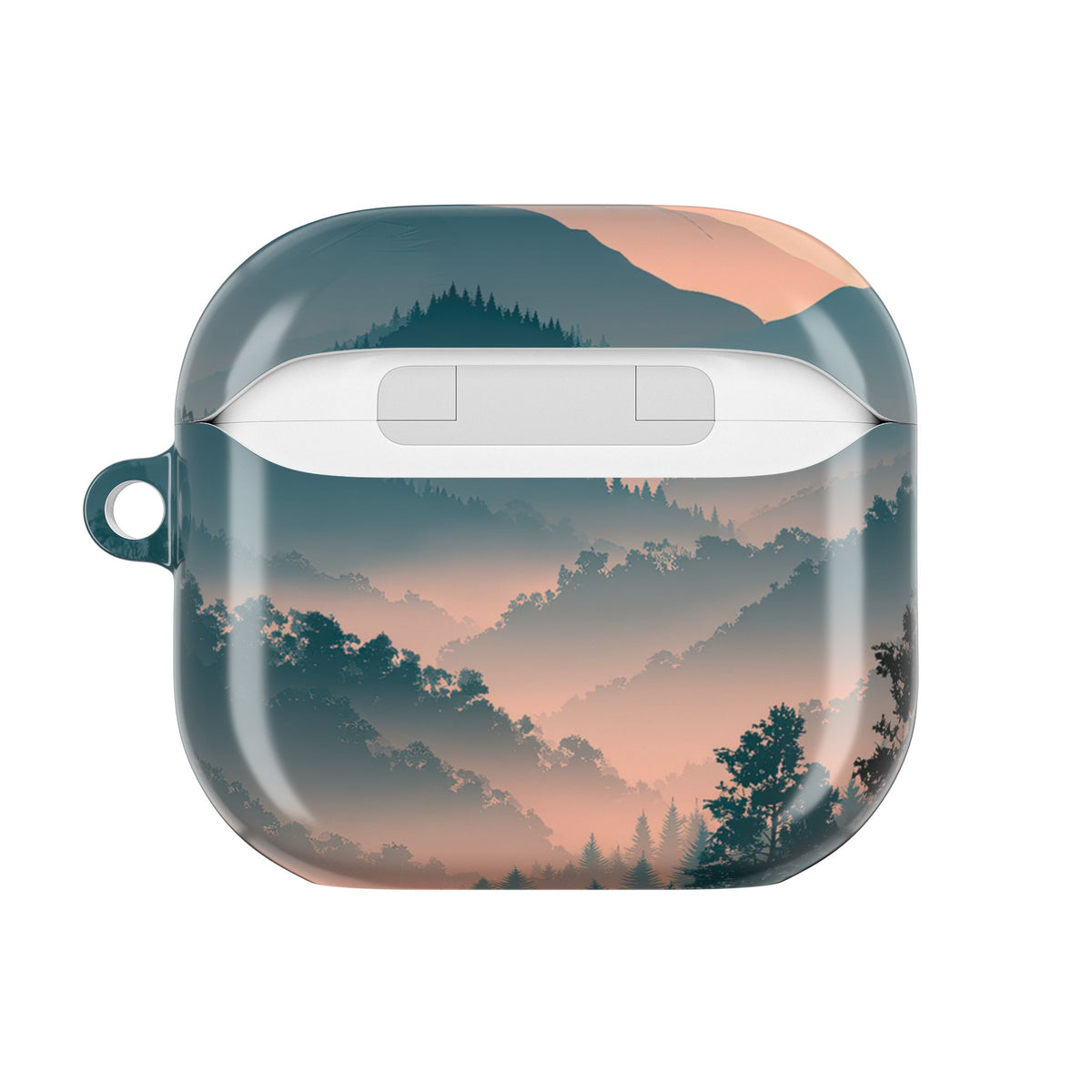 Misty Pine Summit · Hard Case for AirPods & AirPods Pro · Green