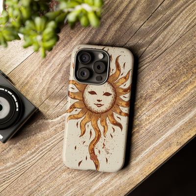 Rustic Solar Mask · Tough Phone Case for iPhone