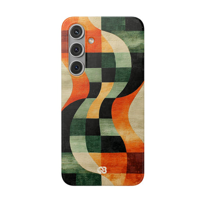 Burnt Orange Curve · Soft Handyhülle für Samsung