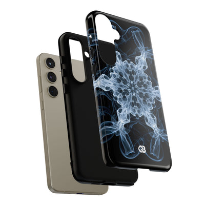 Blue Tough Phone Case for Samsung - Glacial Smoke Crown
