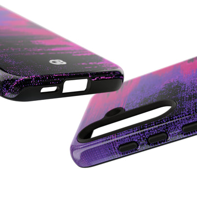 Neon Signal Shift · Tough Phone Case for Samsung · Purple