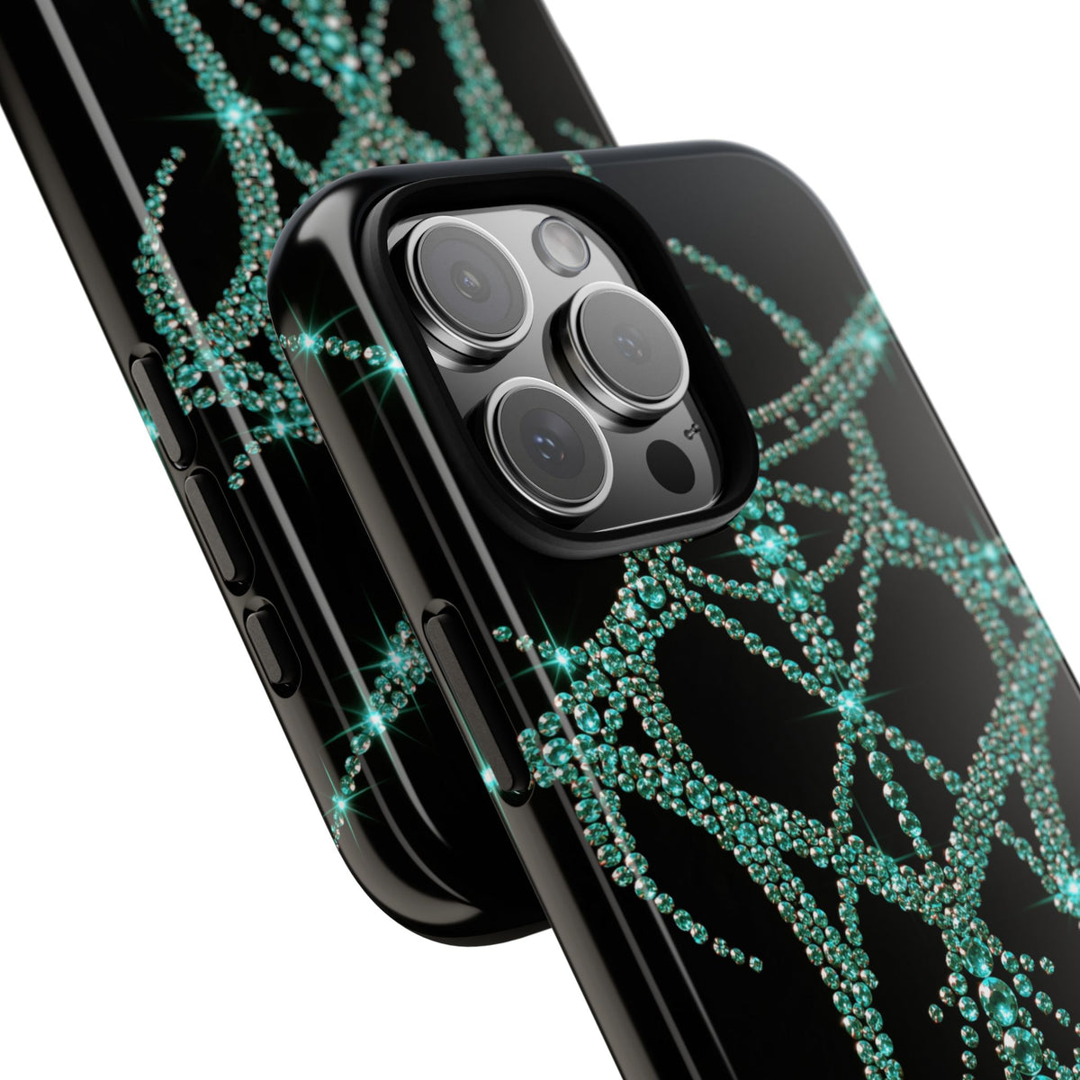Teal Cyber Sigil · Tough Phone Case for iPhone · Teal