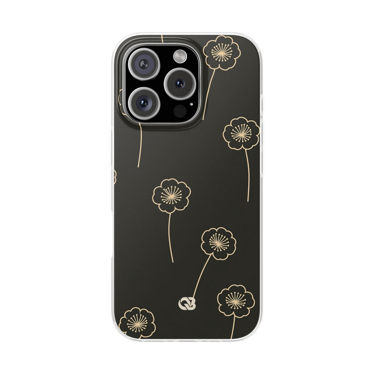 Nocturne Bloom Contours · Lite Phone Case for iPhone ·  Black