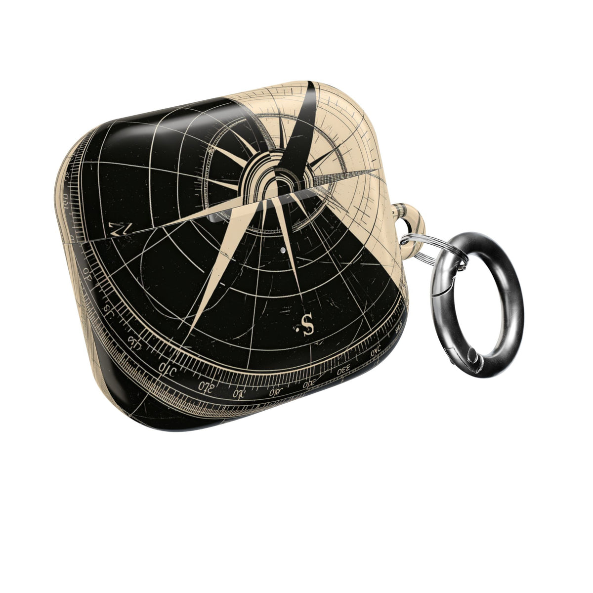 Orbital Meridian · Hard Case for AirPods & AirPods Pro · Black