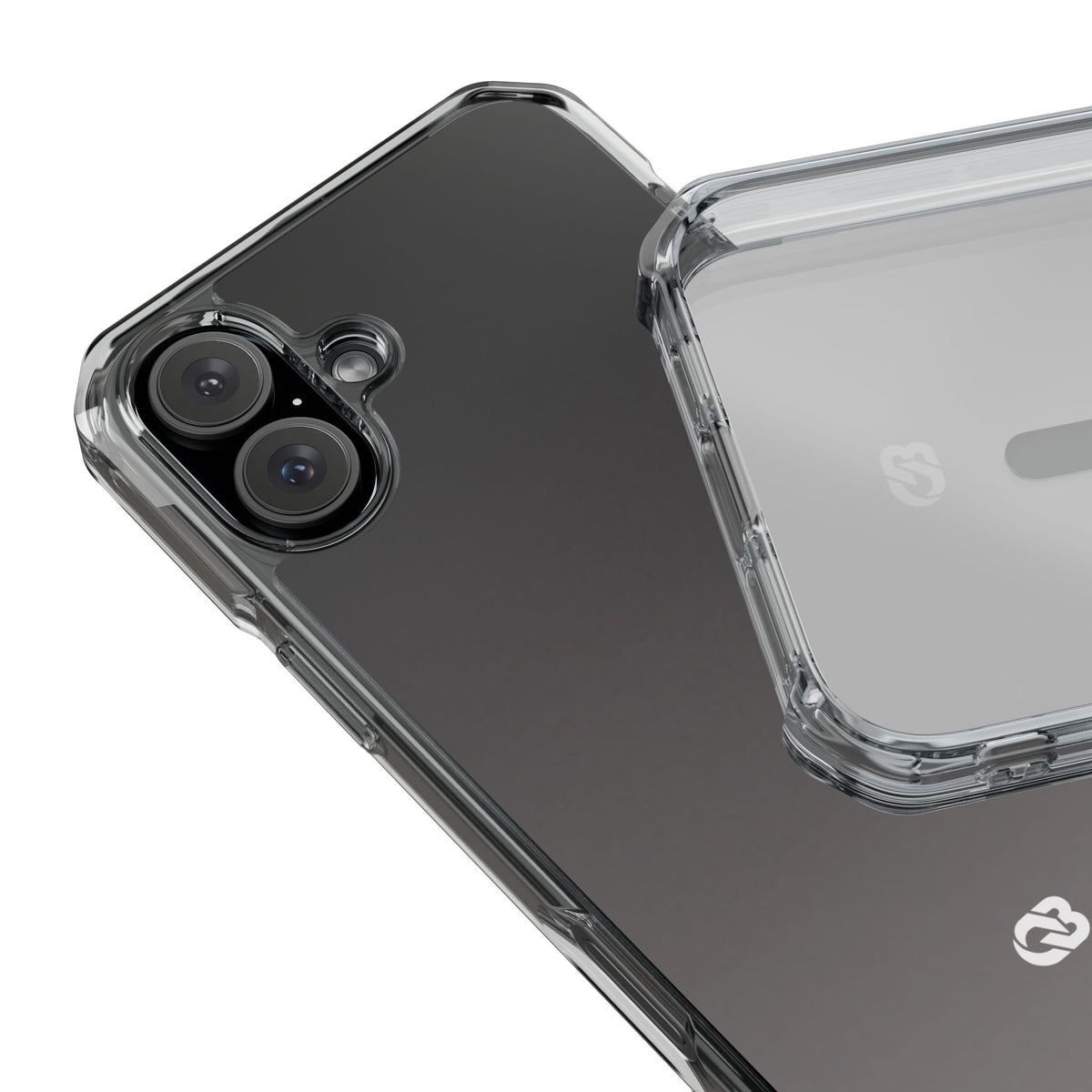 Obsidian Fade · Clear Impact Magnetic Phone Case for iPhone ·  Black