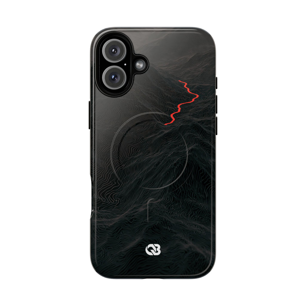 Crimson Ridge Pass · Tough 2.0 Magnetic Phone Case for iPhone · Black