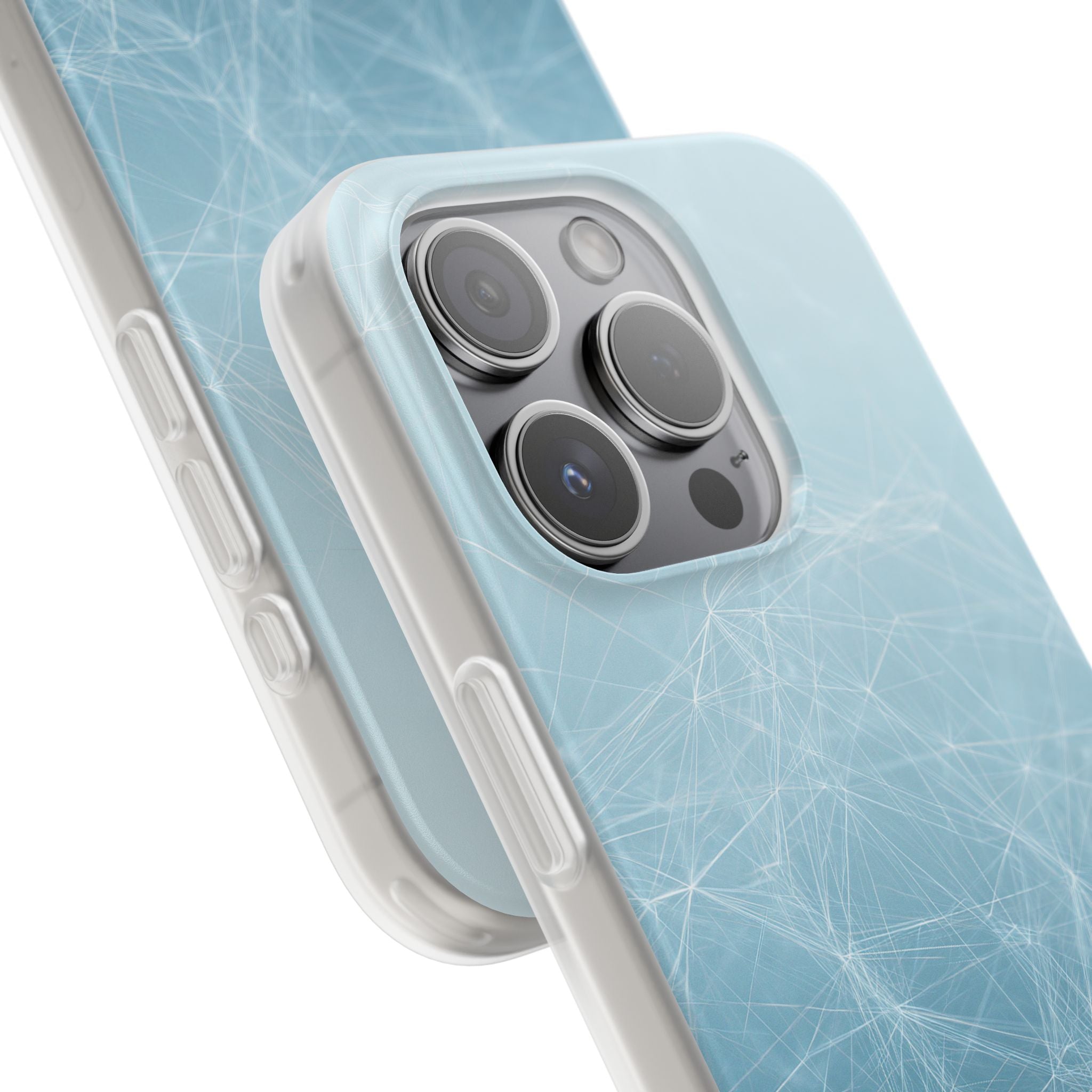 Teal Lite Phone Case for iPhone - Arctic Digital Nexus