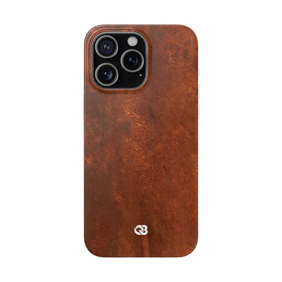 Orange Lite Phone Case for iPhone - Oxidized Iron Crust