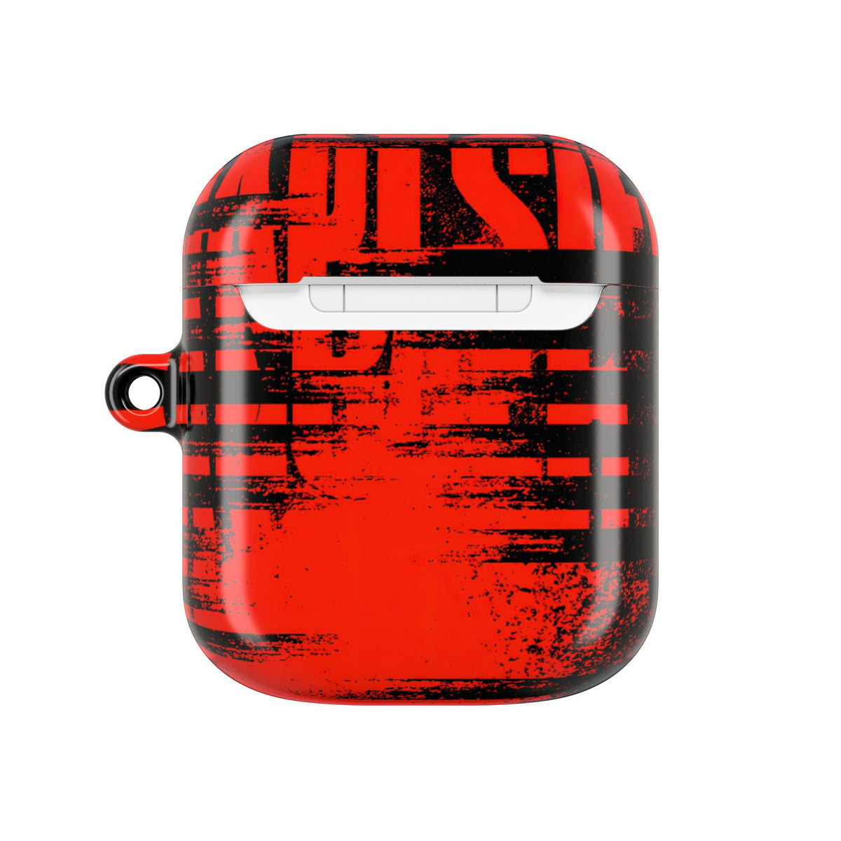 Crimson Redaction · Hard Case for AirPods & AirPods Pro · Black
