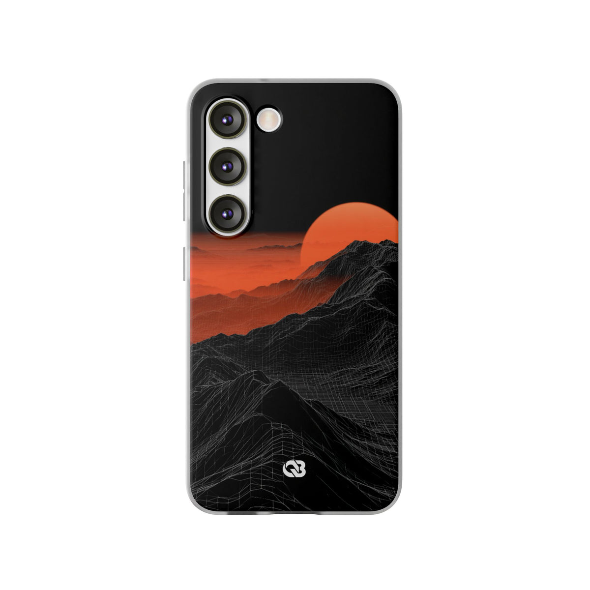 Solar Ridge Mesh · Lite Phone Case for Samsung · Black