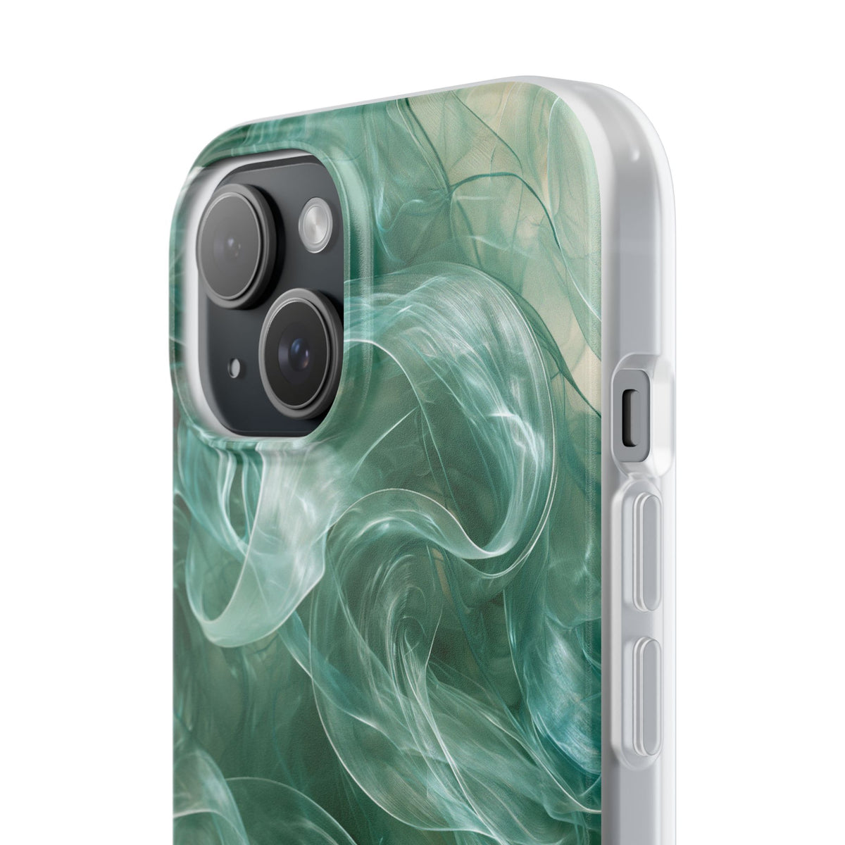 Translucent Aqua Flow · Lite Phone Case for iPhone ·  Teal