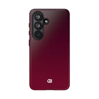 Red Tough Phone Case for Samsung - Deep Sangria Gradient