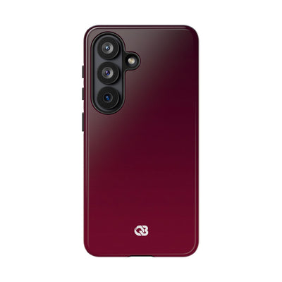 Red Tough Phone Case for Samsung - Deep Sangria Gradient
