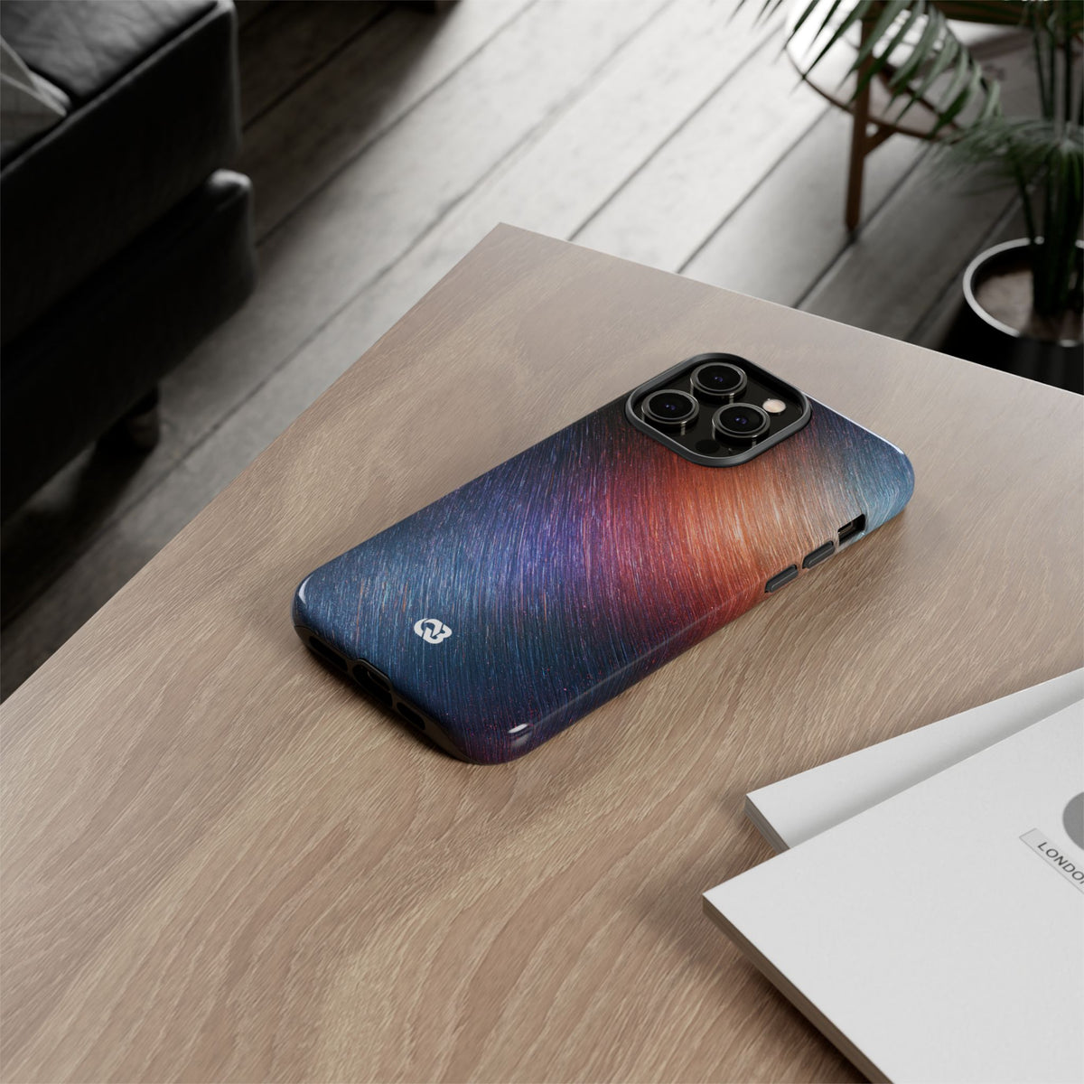 Radiant Energy Stream · Tough Phone Case for iPhone · Blue