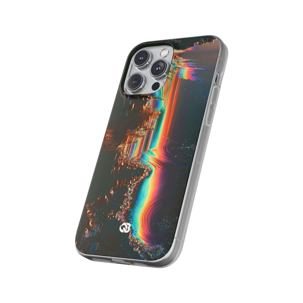 Prismatic Circuit · Lite Phone Case for iPhone ·  Black