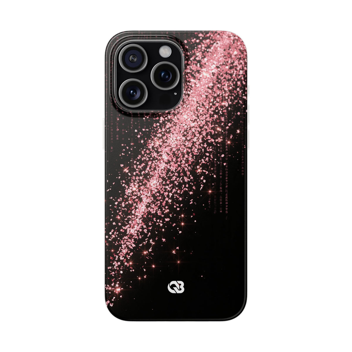 Rose Digital Cascade · Lite Phone Case for iPhone ·  Pink