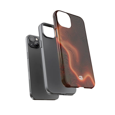Caldera Ridge · Tough Phone Case for iPhone · Orange