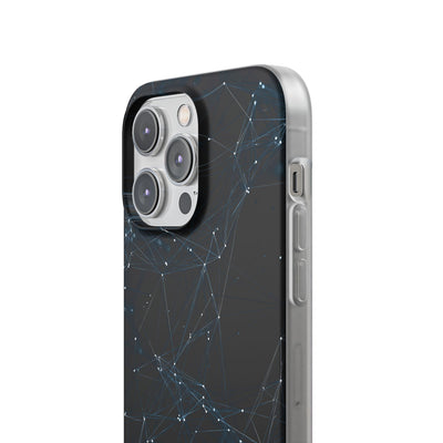 Black Lite Phone Case for iPhone - Arctic Neural Mesh