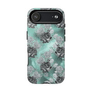 Frost Mint Floral · Tough+ Case · MagSafe