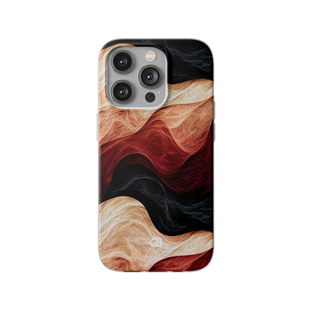 Ember Wave Dispersion · Lite Phone Case for iPhone ·  Red