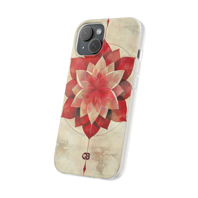 Crimson Petal Peak · Soft Phone Case for iPhone