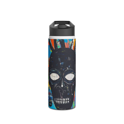 Neon Skull Burst - Stainless Steel Water Bottle